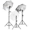 vidaXL Fotostudio-Beleuchtung Set mit Stativen & Schirmen