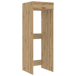 vidaXL Waschmaschinen-Schrank mit T&uuml;r Artisan-Eiche 67,5 x 68 x 200 cm