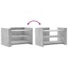 vidaXL Couchtisch Betongrau 80x50x50 cm Holzwerkstoff