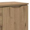 vidaXL Sideboard Artisan-Eiche 100 x 30 x 65,6 Holzwerkstoff
