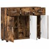 vidaXL Sideboard Ger&auml;ucherte Eiche 88,5 x 30,5 x 73 cm Holzwerkstoff