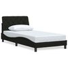 vidaXL Bettgestell ohne Matratze Schwarz 100x200 cm Stoff