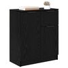 vidaXL Sideboard Schwarz Eichen-Optik 60 x 30 x 70 cm Holzwerkstoff