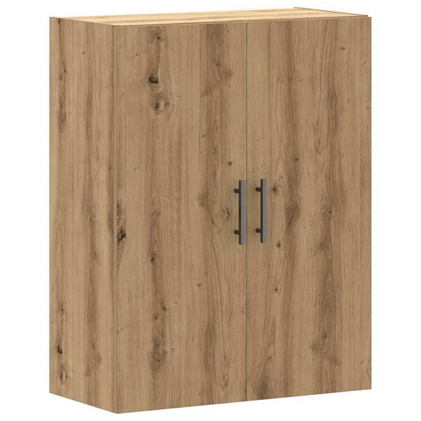 vidaXL Wandschrank Artisan-Eiche 69,5x34x90 cm