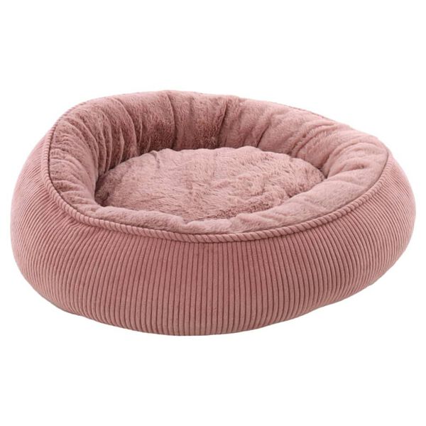 FLAMINGO Hundebett mit Rei&szlig;verschluss Colette Rund 46 cm Rosa