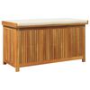 vidaXL Outdoor-Kissenbox 113x50x60,5 cm Massivholz Akazie