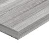 vidaXL Wandregale 4 Stk. Grau Sonoma 80x10x1,5 cm Holzwerkstoff