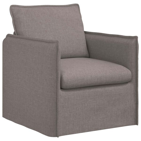vidaXL Sofa 2 pcs Taupe