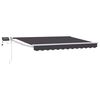 vidaXL Manuelle Gelenkarmmarkise mit LEDs 3,5 x 2,5 m