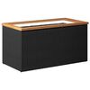 vidaXL Pflanzk&uuml;bel Schwarz 80x40x40 cm Poly Rattan