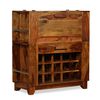 vidaXL Barschrank Massivholz Akazie 85x40x95 cm