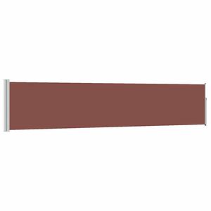 vidaXL Ausziehbare Seitenmarkise 100&times;514 cm Braun