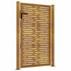 vidaXL Gartentor 100x150 cm Cortenstahl Quadratisches Design