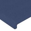 vidaXL Boxspringbett mit Matratze Blau 140x200 cm Stoff