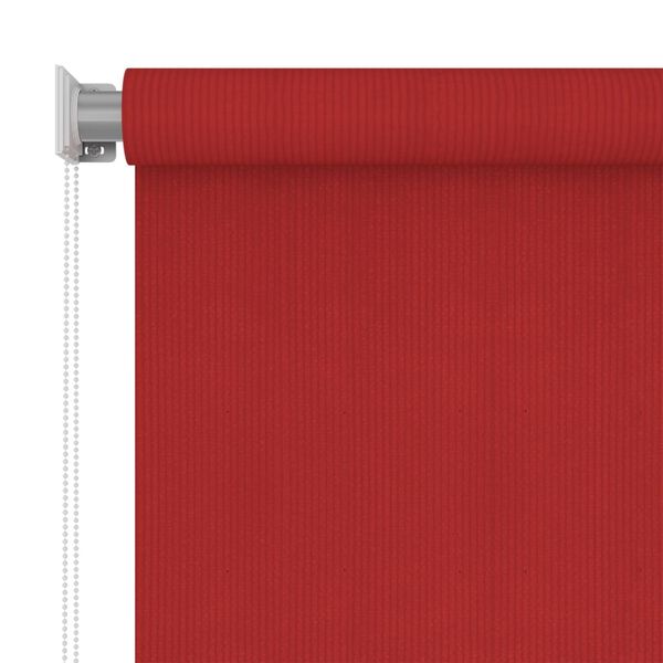vidaXL Au&szlig;enrollo 120x230 cm Rot HDPE