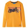 vidaXL Kinder-Langarmshirt Ocker 92