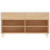 vidaXL Schuhbank Sonoma-Eiche 102x35x55 cm Holzwerkstoff