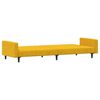 vidaXL Schlafsofa 2-Sitzer Gelb Samt