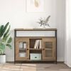 vidaXL Sideboard Artisan-Eiche 100 x 35 x 80 cm Holzwerkstoff
