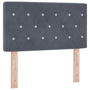 vidaXL Kopfteil Dunkelgrau 80 cm Samt