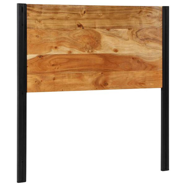 vidaXL Kopfteil 100 cm Massivholz Akazie und Eisen