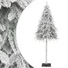 vidaXL K&uuml;nstlicher Weihnachtsbaum Beschneit 210 cm