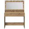 vidaXL Schminktisch Artisan-Eiche 100 x 41 x 135 cm Holzwerkstoff