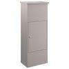vidaXL Paketdrop-Box Rostig 44,5 x 29 x 110,5 cm Wetterfeststahl