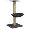 vidaXL Kratzbaum mit Sisal-Kratzs&auml;ule Dunkelgrau 74 cm