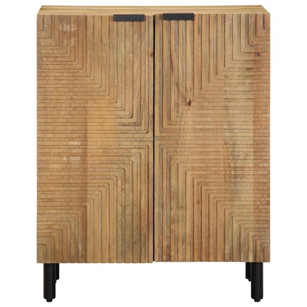 vidaXL Sideboard Braun 60x33x75 cm Massivholz Mango