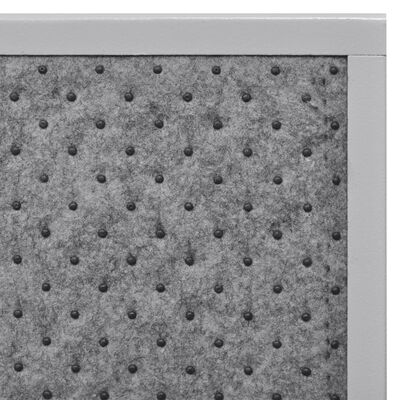 Infrarot-Flächenheizkörper Hellgrau 400 W 82 x 55 x 2,5 cm