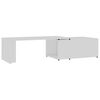 vidaXL Couchtisch Wei&szlig; 150x50x35 cm Holzwerkstoff