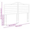 vidaXL Kopfteil Wei&szlig; 100 cm Holzwerkstoff