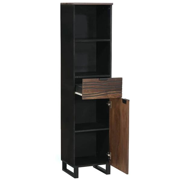 vidaXL Waschbeckenschrank Walnuss 38 x 33 x 160 cm Holzwerkstoff