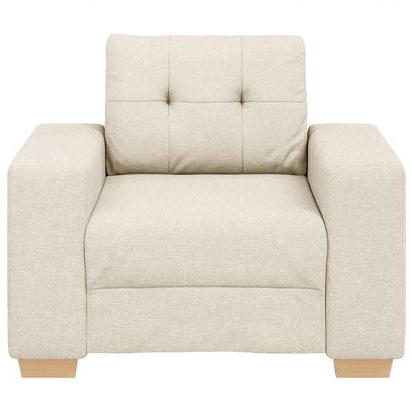 vidaXL Sofa-Sessel Leinen 100x78x80 cm