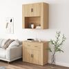vidaXL Highboard Sonoma-Eiche Holzwerkstoff