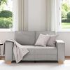 vidaXL 2-Sitzer Sofa Wolkengrau 120 cm Stoff