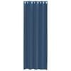 vidaXL Voile Vorh&auml;nge mit &Ouml;sen 2 Stk. K&ouml;nigsblau