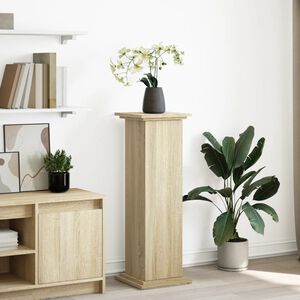 vidaXL Postament mit Stauraum Sonoma-Eiche 31x30x90 cm Holzwerkstoff