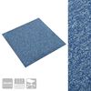 vidaXL Teppichfliesen 20 Stk. 5 m² 50x50 cm Blau