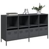 vidaXL Sideboard Anthrazit 135x39x73,5 cm Kaltgewalzter Stahl