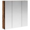 vidaXL Badezimmerspiegelschrank Altholz 70 x 14,5 x 70 cm