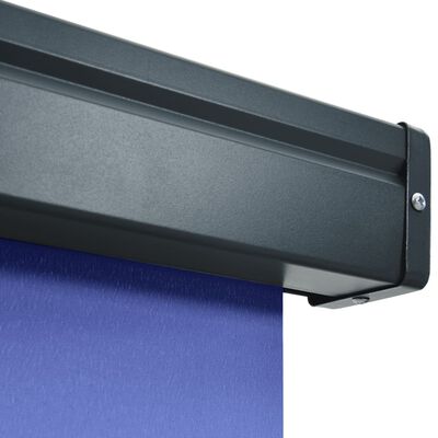 vidaXL Balkon-Seitenmarkise 165x250 cm Blau
