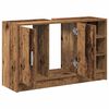 vidaXL Badezimmerschrank mit T&uuml;r Altholz 90 x 29 x 55 cm Holzwerkstoff