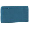 vidaXL Kopfteil-Kissen Blau 100 cm Samt