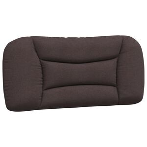 vidaXL Kopfteil-Kissen "Hvar" Dunkelbraun 80 cm Stoff