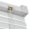 vidaXL Fensterjalousien Aluminium 100x160 cm Wei&szlig;