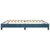vidaXL Boxspringbettgestell Dunkelblau 200x200 cm Samt