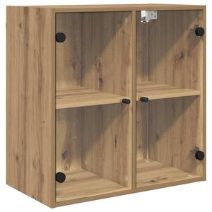 vidaXL Wandschrank 68 x 37 x 68,5 cm Holzwerkstoff Artisan-Eiche