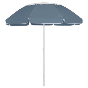 vidaXL Strandschirm Blau 300 cm